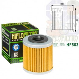 Filtre à huile HIFLOFILTRO HF563