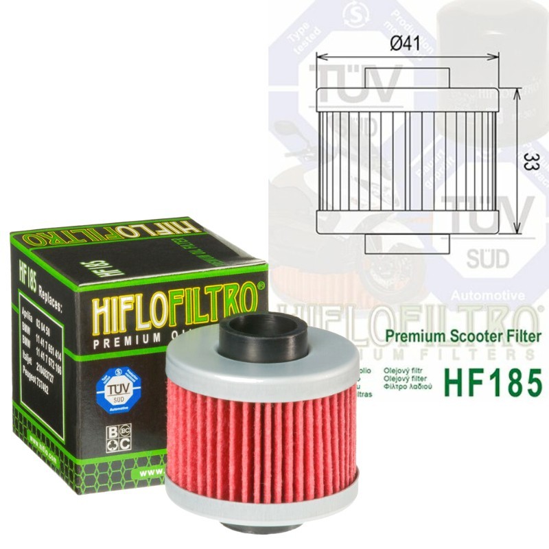 Filtre à huile HIFLOFILTRO HF185