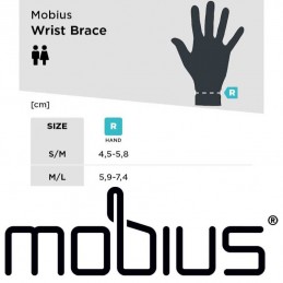 Protège-poignet MOBIUS X8 White-yellow