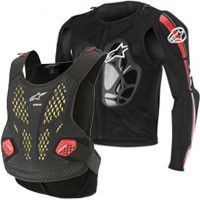 Gilets de protection motocross