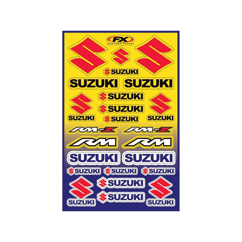 Planche de stickers FX SUZUKI