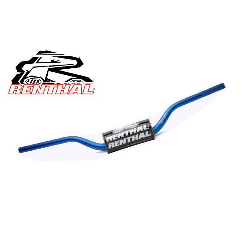 Guidon RENTHAL FATBAR Bleu