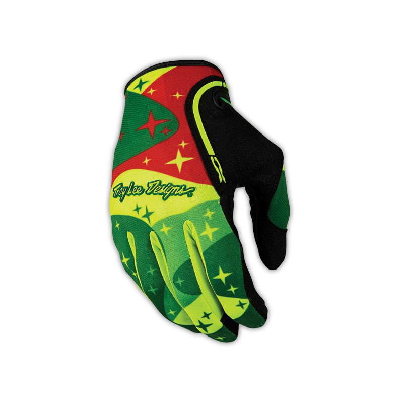 Gants Troy Lee Designs XC Cosmic Yellow/Green