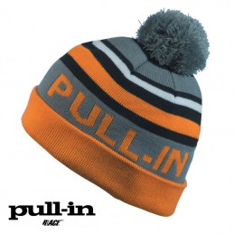 Bonnet PULL IN STRIPES Black-Orange