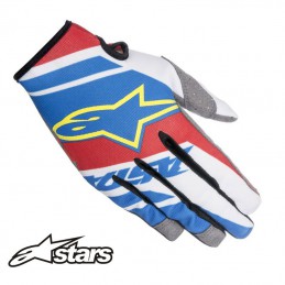 Gants ALPINESTARS SUPERMATIC Blue-Red