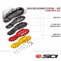 Kit vis + rondelle de semelles SIDI CROSSFIRE SRS