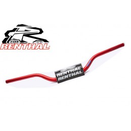 Guidon RENTHAL FATBAR Rouge