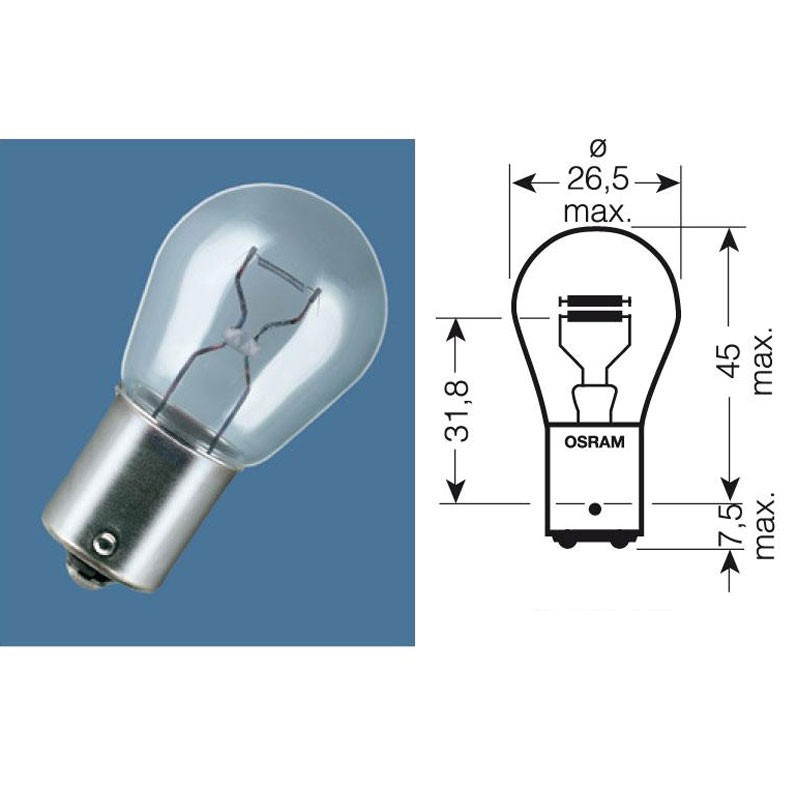 Ampoule BAY15D 6V 21/5W 