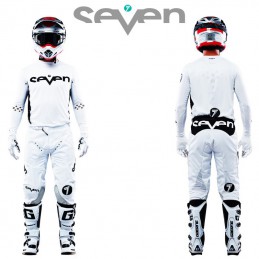Maillot SEVEN MX ZERO STAPLE White