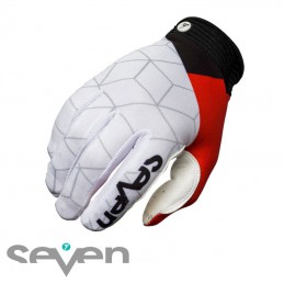 Gants SEVEN MX ZERO DIVERGE White-red