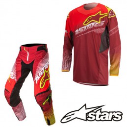 Tenue ALPINESTARS TECHSTAR FACTORY Red