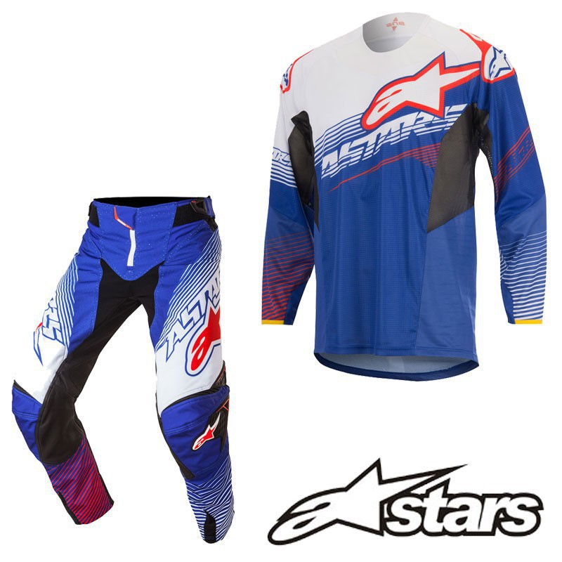 Tenue ALPINESTARS TECHSTAR FACTORY Blue