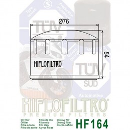 Filtre à huile HIFLOFILTRO HF164 BMW