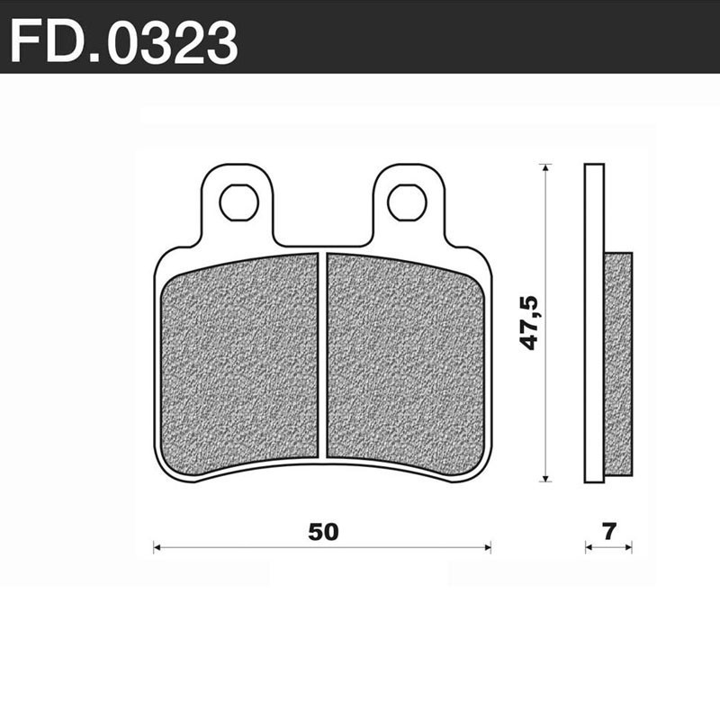 Plaquettes de frein NEWFREN FD0323 BA