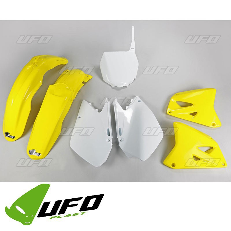 Kit plastique UFO complet SUZUKI 125 RM Kit plastique UFO complet SUZUKI 125 RM