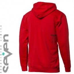 Sweat à capuche SEVEN MX DOT Red