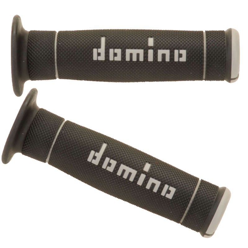 Poignées DOMINO Trial Noir-Gris