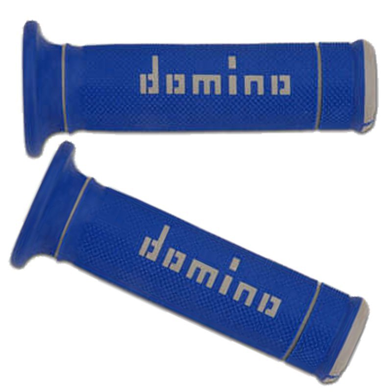 Poignées DOMINO Trial Bleu-Gris Poignées DOMINO Trial Bleu-Gris