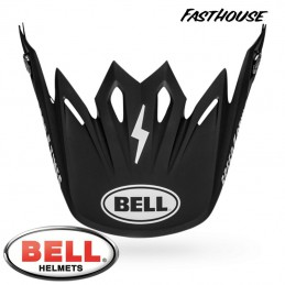 Visière BELL MOTO 9 FASTHOUSE Black-White