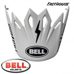 Visière BELL MOTO 9 FASTHOUSE White-Black