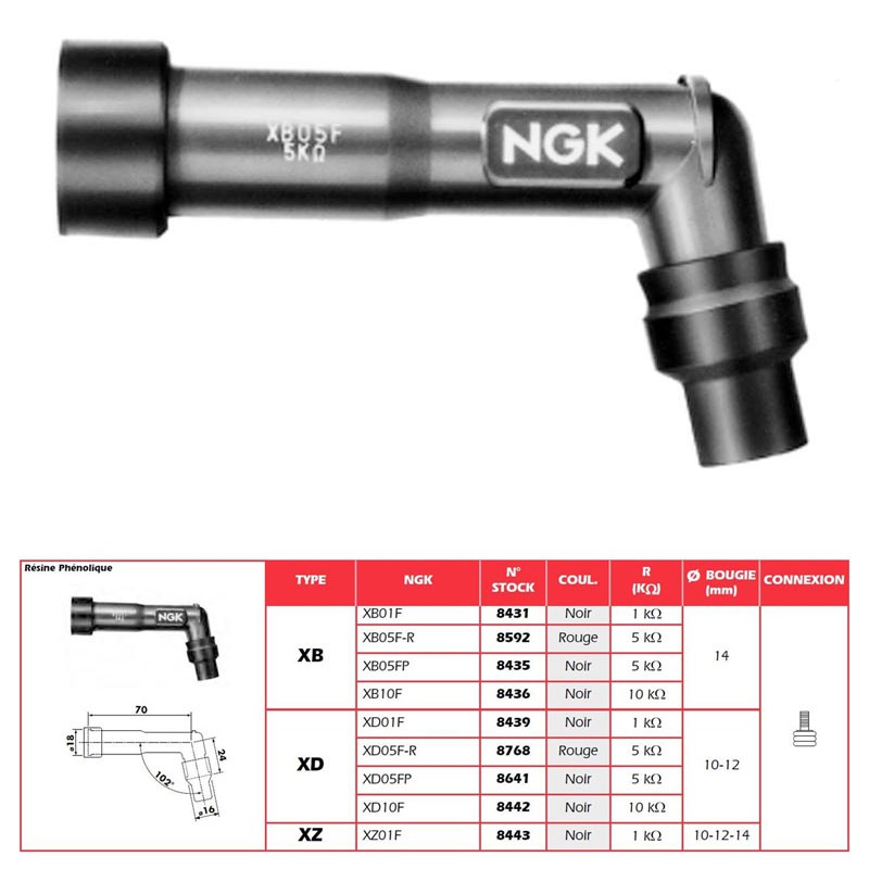 Anti parasite NGK XD01F Anti parasite NGK XD01F