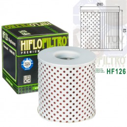 Filtre à huile HIFLOFILTRO HF126