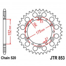 Couronne acier YAMAHA
