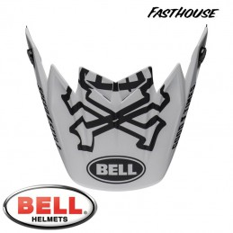 Visière BELL MOTO 9 Flex FASTHOUSE WRWF White