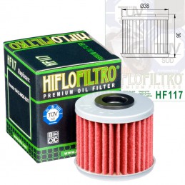 Filtre à huile HIFLOFILTRO HF117