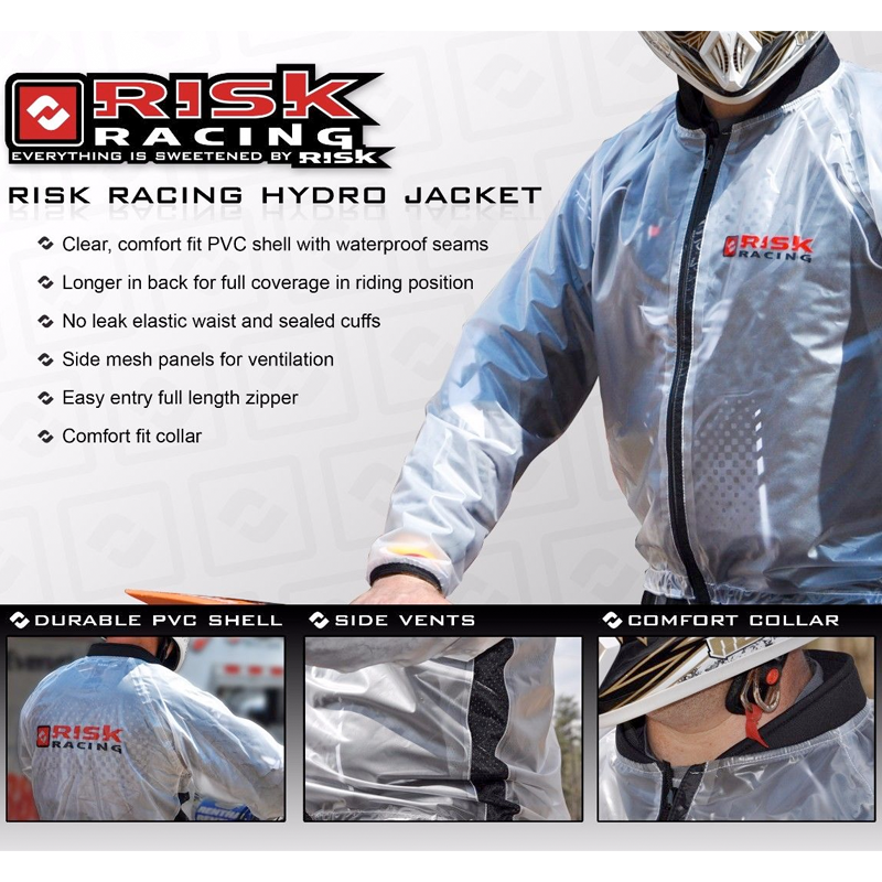 Veste de pluie transparente RISK Veste de pluie transparente RISK