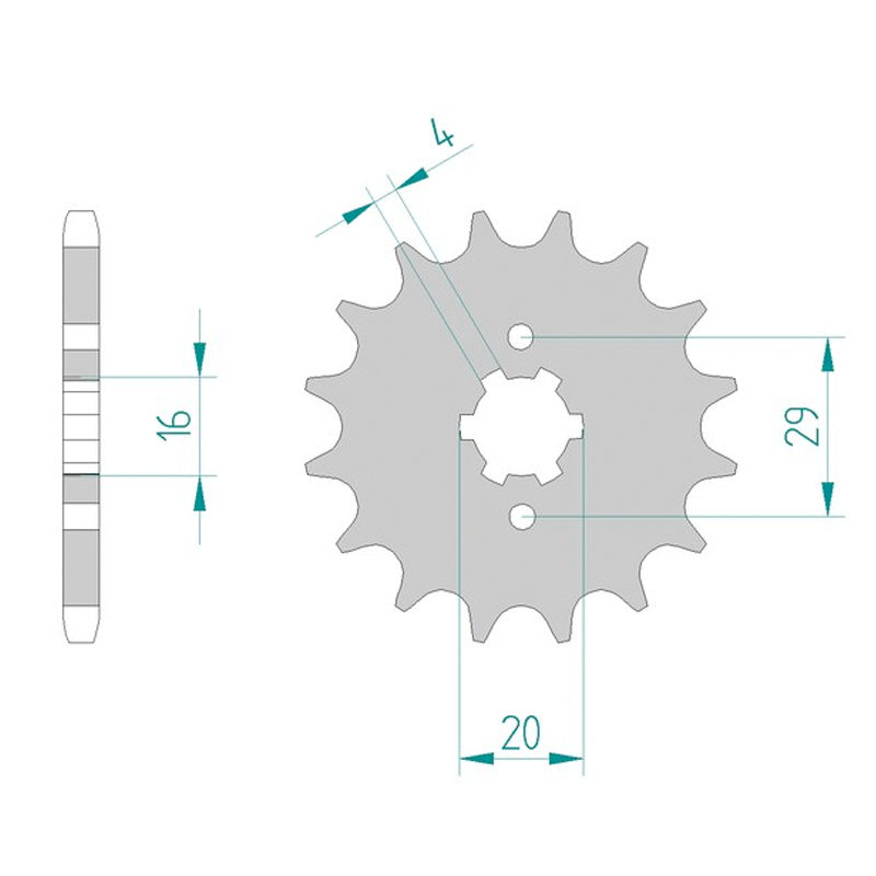 Pignon BETA 125 RR