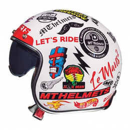 Casque jet ANARCHY White