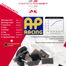 Plaquettes de frein avants AP RACING 200 EC