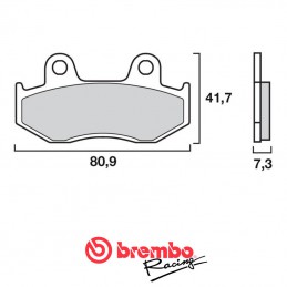 Plaquettes de frein avant BREMBO 600 XR