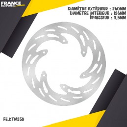 Disque de frein avant FE-BRAKES 360 EXC