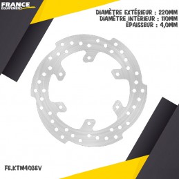 Disque de frein arrière FE-BRAKES 200 EXC