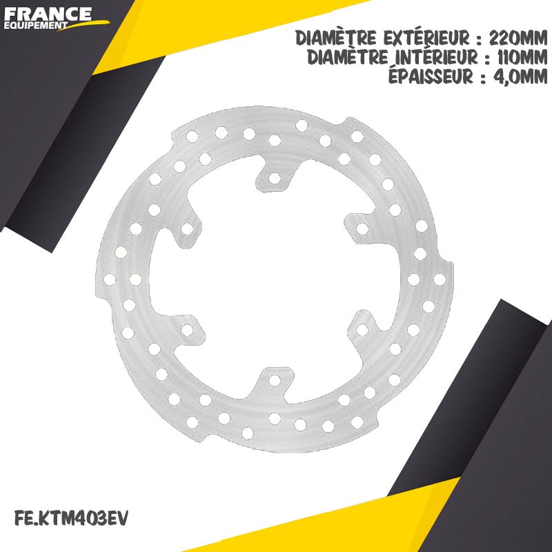 Disque de frein arrière FE-BRAKES 250 SX