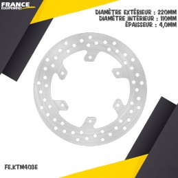 Disque de frein arrière FE-BRAKES 360 EXC