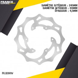 Disque de frein arrière FE-BRAKES 350 RR 4Tps