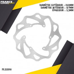 Disque de frein avant FE-BRAKES 430 RR 4Tps