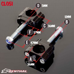 Pontets RENTHAL CL051 36mm