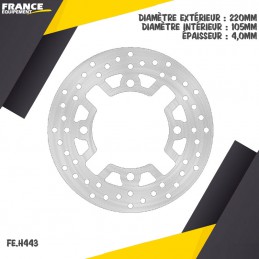 Disque de frein arrière FE-BRAKES 600 XR