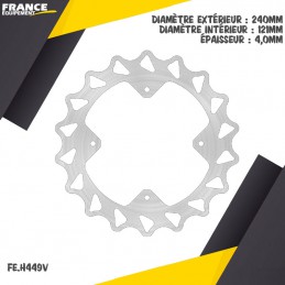 Disque de frein arrière FE-BRAKES 450 CRF