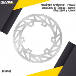 Disque de frein arrière FE-BRAKES 500 CR