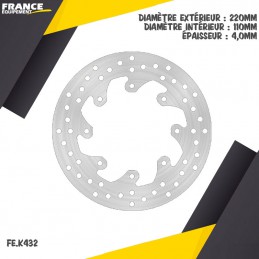 Disque de frein arrière FE-BRAKES 250 KX