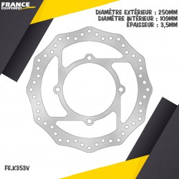 Disque de frein avant FE-BRAKES KLX-R 450