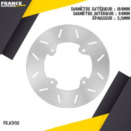 Disque de frein arrière FE-BRAKES KX 80