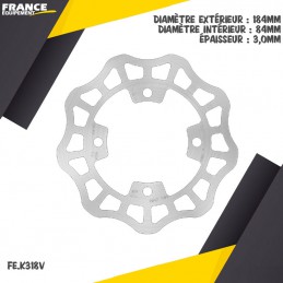 Disque de frein arrière FE-BRAKES KX 85