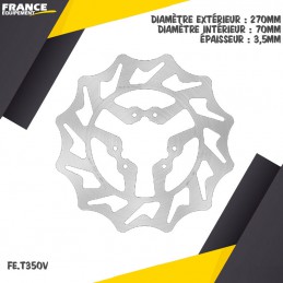 Disque de frein avant FE-BRAKES 125 EN