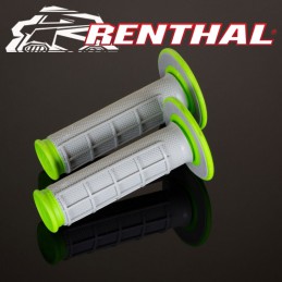 Poignées RENTHAL Dual grip vert